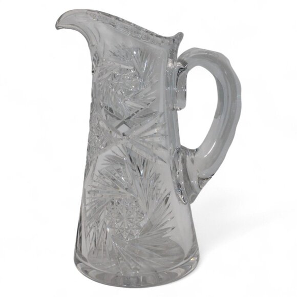 Vintage Waterford Crystal Water Pitcher With Intricate Cut Glass Design - Picture 1 of 6